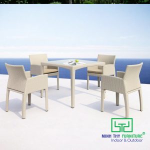 Bàn Ghế Nhựa Giả Mây MT2A112