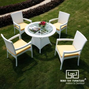 Bàn Ghế Nhựa Giả Mây MT2A145