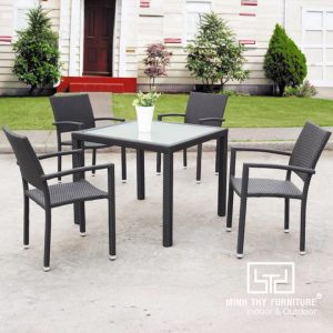 Bàn Ghế Nhựa Giả Mây MT2A148