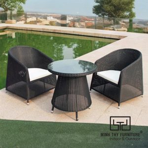 Bàn Ghế Nhựa Giả Mây MT2A71