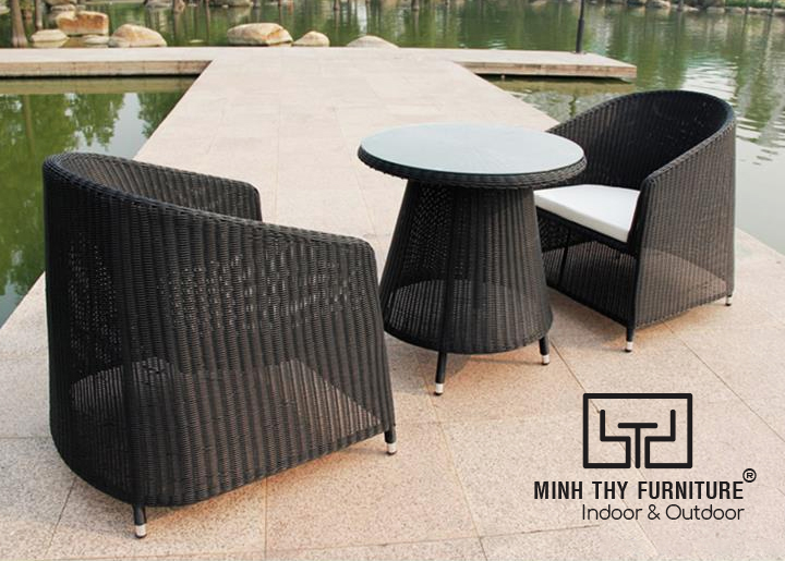 Bàn Ghế Nhựa Giả Mây MT2A71 Bàn Ghế Nhựa Giả Mây MT2A71