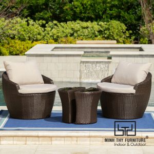 Bàn Ghế Nhựa Giả Mây MT2A257