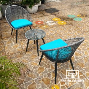 Bàn Ghế Nhựa Giả Mây MT2A266