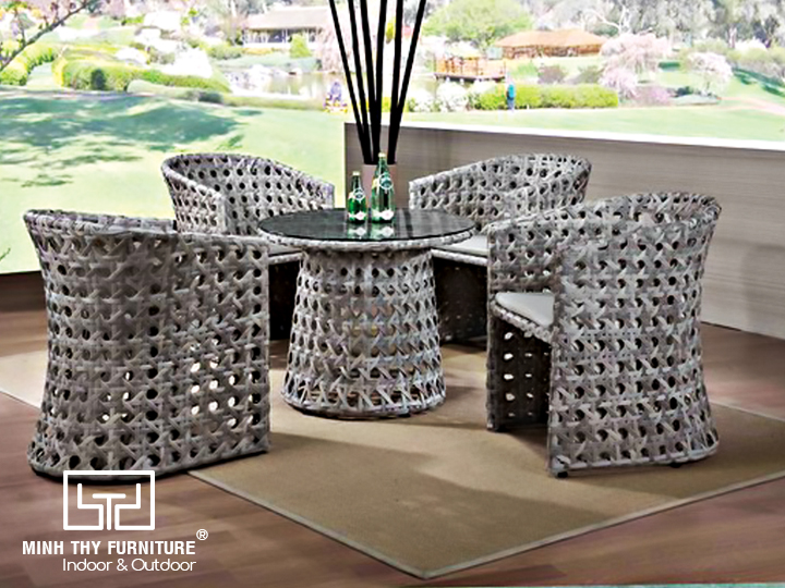 BÀN GHẾ NHỰA GIẢ MÂY – MT2A61 BÀN GHẾ NHỰA GIẢ MÂY – MT2A61