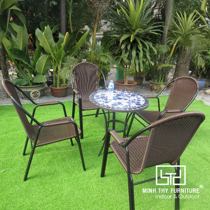 Bàn ghế ngoài trời MT2A273 – mẫu bàn ghế nhựa giả mây phù hợp cho cafe, sân vườn, resort, khách sạn và nhiều không gian ngoại thất. Bàn ghế ngoài trời MT2A273 – mẫu bàn ghế nhựa giả mây phù hợp cho cafe, sân vườn, resort, khách sạn và nhiều không gian ngoại thất.