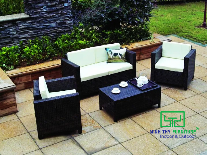 Sofa mây nhựa MT117 Sofa mây nhựa MT117