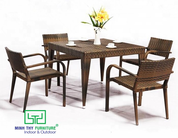 GHẾ NHỰA GIẢ MÂY CAFE GHẾ NHỰA GIẢ MÂY CAFE