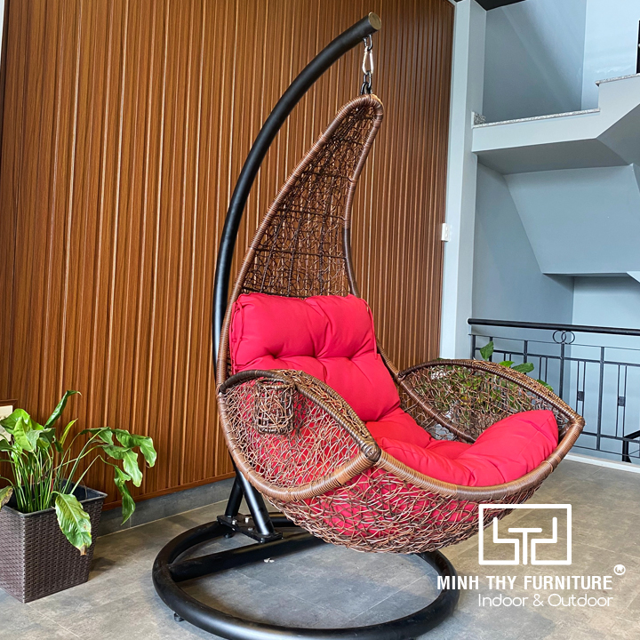 xich-du-ban-cong-MT930 xích đu ban công MT930 nhựa giả mây cao cấp Minh Thy