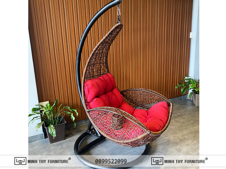 ghế xích đu mây tre