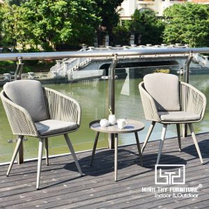 Bộ Bàn Ghế Ban Công Nhựa Giả Mây MT2003