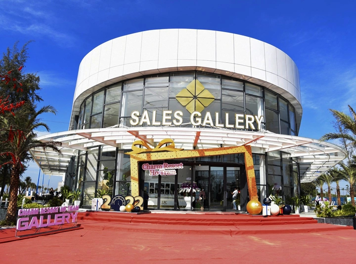 Sales Gallery Charm Resort ho tram chon Minh Thy furniture cung cap ban ghe nhua gia may sofa may nhua 11