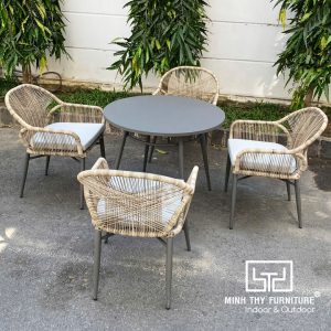 Bàn Ghế Giả Mây MT2054