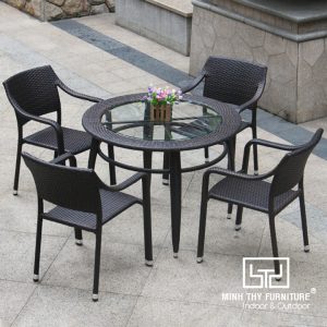 Bàn Ghế Nhựa Giả Mây MT2A127
