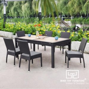Bàn Ghế Nhựa Giả Mây MT2A147