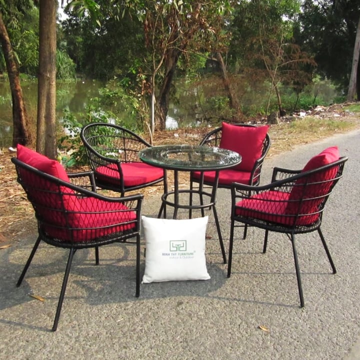 Bàn Ghế Nhựa Giả Mây MT2A230 Bàn Ghế Nhựa Giả Mây MT2A230