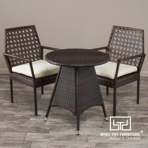 Bàn Ghế Giả Mây Ngoài Trời MT2A211