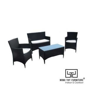 Bàn Ghế Mây Nhựa MT222