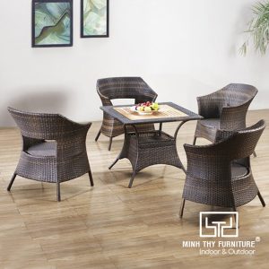 Bàn Ghế Nhựa Giả Mây MT2A70