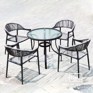 Bàn Ghế Nhựa Giả Mây MT2A239