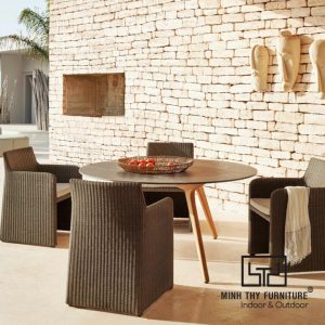 Bàn Ghế Mây Nhựa MT2A248
