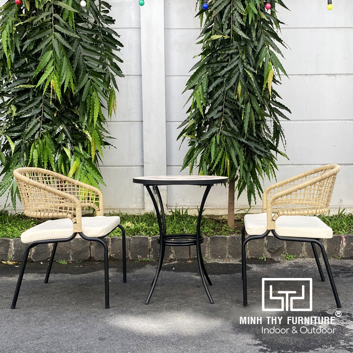 Bàn Ghế Nhựa Giả Mây MT2A229 Bàn Ghế Nhựa Giả Mây MT2A229