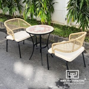 Bàn Ghế Nhựa Giả Mây MT2A229