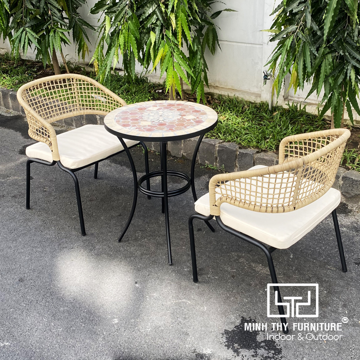 Bàn Ghế Nhựa Giả Mây MT2A229 Bàn Ghế Nhựa Giả Mây MT2A229