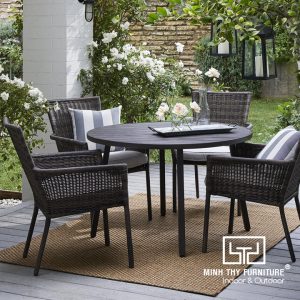 Bàn Ghế Nhựa Giả Mây MT2A255