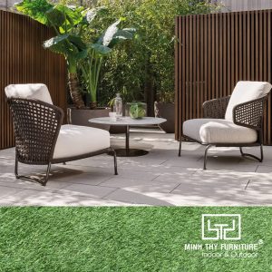 Bộ Ghế Cafe Đan Dây Dù MT2A215