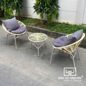 Bàn Ghế Ban Công Giả Mây MT2008
