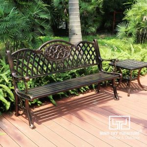 Ghế Công Viên Nhôm Đúc DeNK607