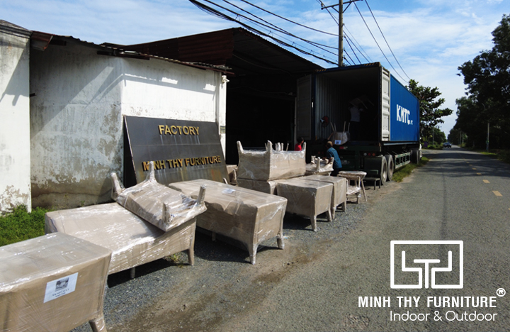 Ghế giả mây xuất khẩu chất lượng cao giải pháp outdoor Nội Thất Minh Thy