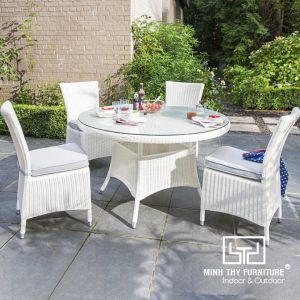 Bàn Ghế Nhựa Giả Mây MT2A114